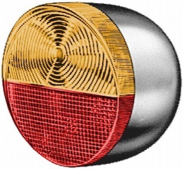 Плафон фары задней с поворотом 1807201M1, 02914462, 0001801021 Massey Ferguson