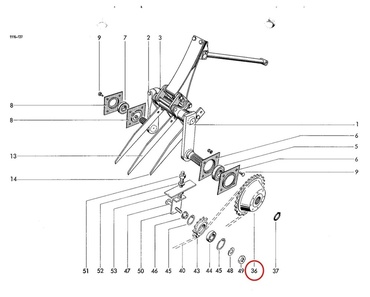 Приводная звездочка 0709.30 Welger AP61, AP63 - Z34