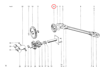 Приводная звездочка 0709.30 Welger AP61, AP63 - Z34