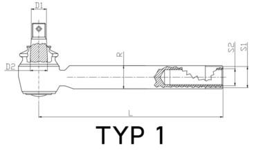 Наконечник рулевой тяги 656113 Claas