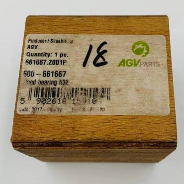 Деревянный подшипник соломотряса 661667 Claas - 30х60х63мм, d32 mm.