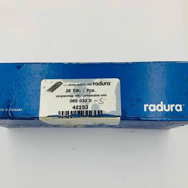 Нож измельчителя 060030 Claas -  неподвижный Rasspe, d12, 195x50x3