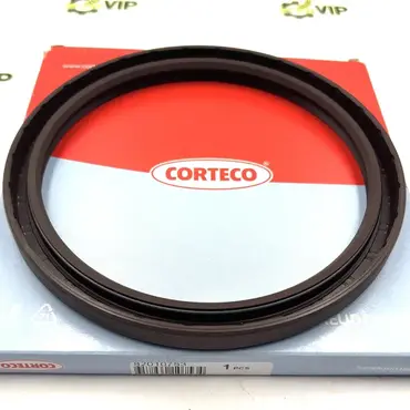 Задний сальник коленвала 2418F475 двигателя Perkins CORTECO - 133.35х158.75х12.63