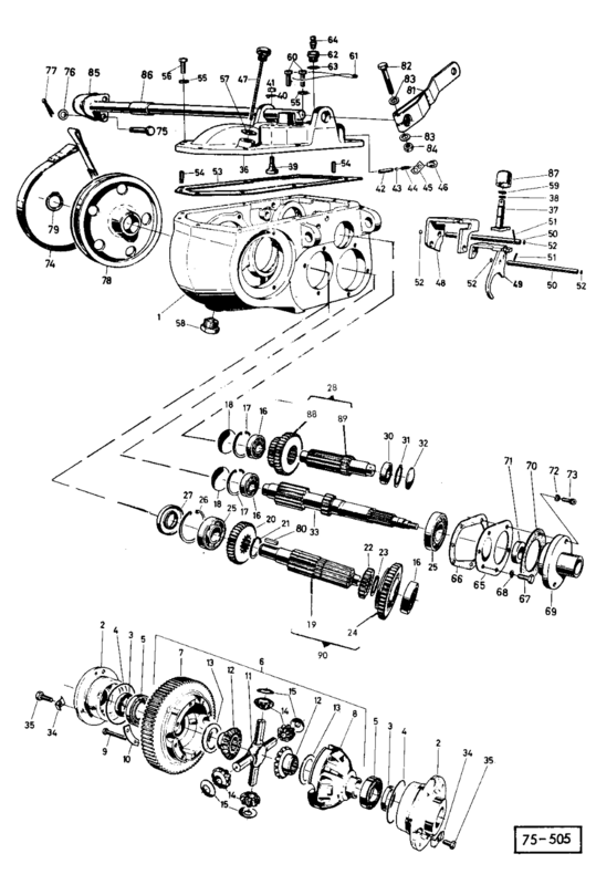 ТРАНСМИССИЯ - MASSEY FERGUSON 186, 187, 206