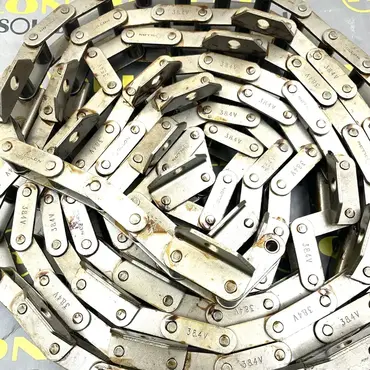 Цепь наклонной камеры 38.4V2K1J3A через 5 звеньев Rollon Solid - не усиленная