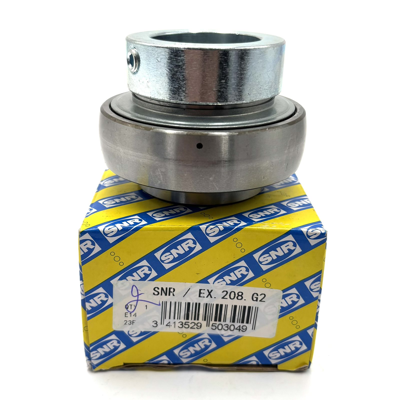 Закрепляемый шариковый подшипник JD39107, 212609, 412295M1, GE40KRRB, EX208 SNR - 40x80x21/56.5