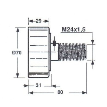 Ролик поршня  58.114 Rivierre Casalis - Agro Parts