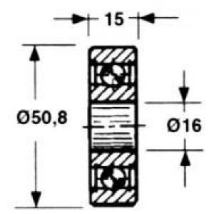 Ролик поршня JD8646 John Deere, 80535663 New Holland, 203KRRAH03-JHB