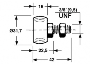 Ролик беговой дорожки 80535922, 58.160, 535922 New Holland, International, Massey Ferguson