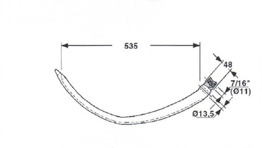 Голка 52993 New Holland 265, 295, 920 - AGV