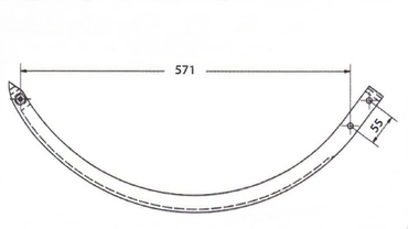 Игла алюминиевая 59.111, 8245511007582 Famarol Z-511  Deutz Fahr HD 300