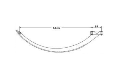 Игла стальная AE39015 John Deere 466