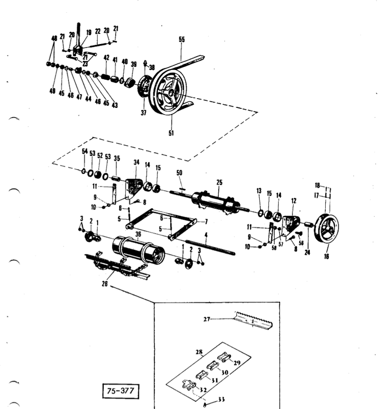 НАКЛОННЫЙ ТРАНСПОРТЕР - MASSEY FERGUSON 186, 187, 206