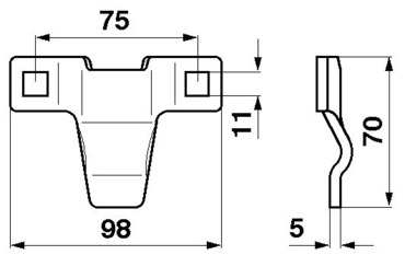 Притиск коси жатки Z32690 John Deere