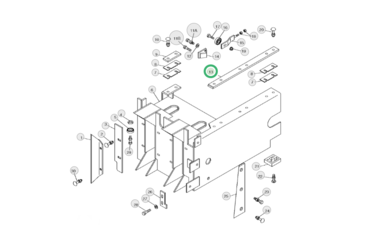 Износостойкая накладка поршня (направляющая) E50148 John Deere