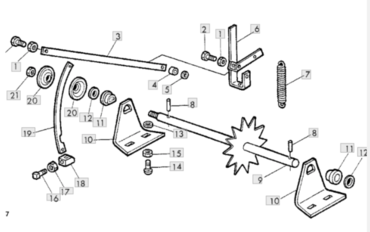 Ограничитель длины тюка E20313 John Deere