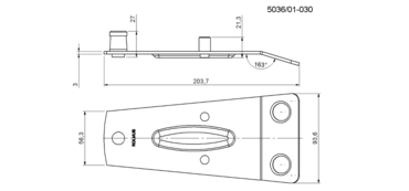 Держатель ножа KOWALSKI 82501-010-30 косилки - Wirax